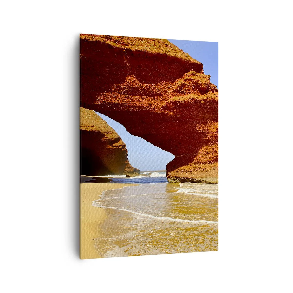 Schilderen op canvas - Water en wind  al duizen jaren - 70x100 cm