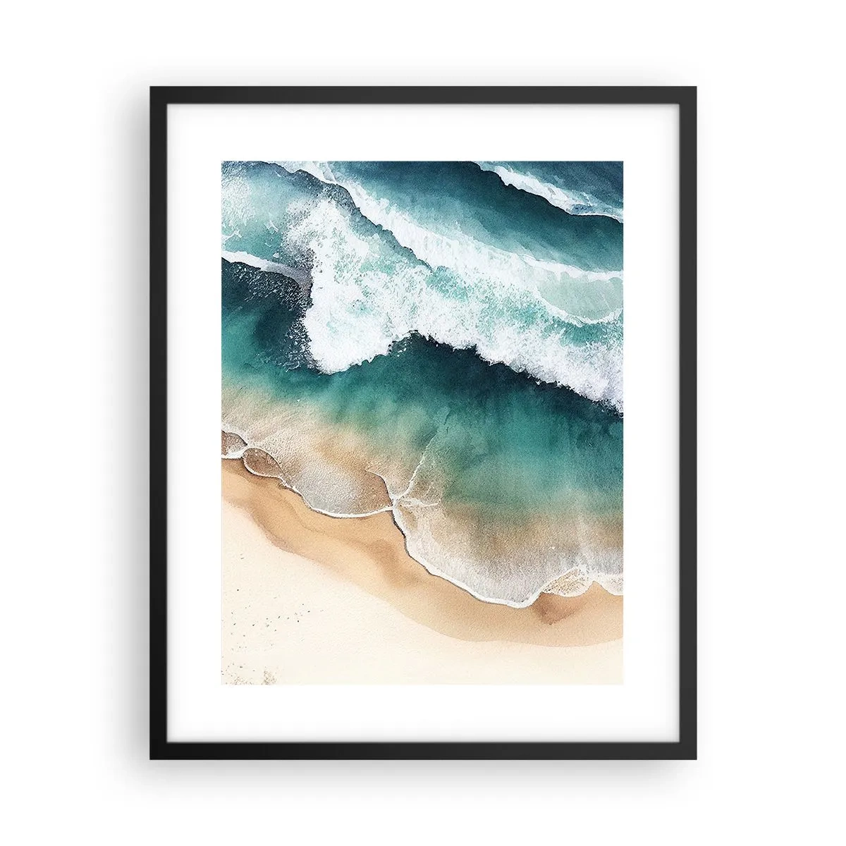 Poster in een zwarte lijst - De eeuwige ontmoeting - 40x50 cm