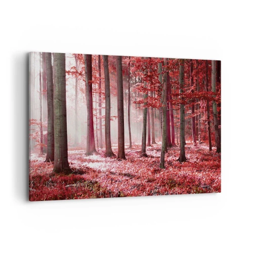 Schilderen op canvas - Rood is net zo mooi - 120x80 cm