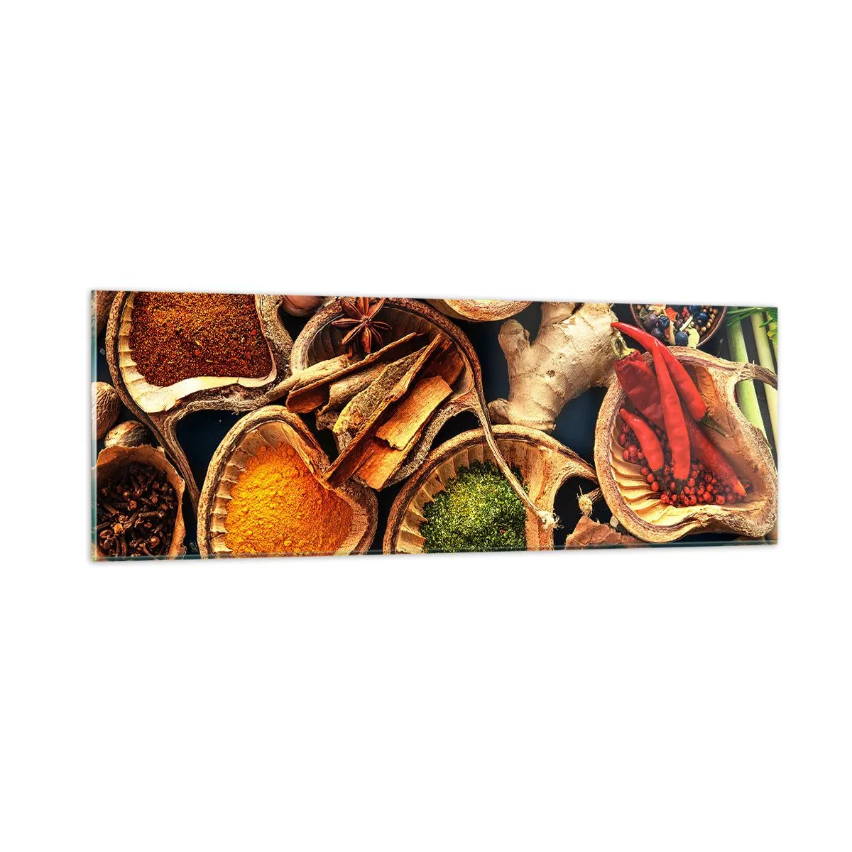 Schilderen op glas - Neem wat je wilt - 90x30 cm