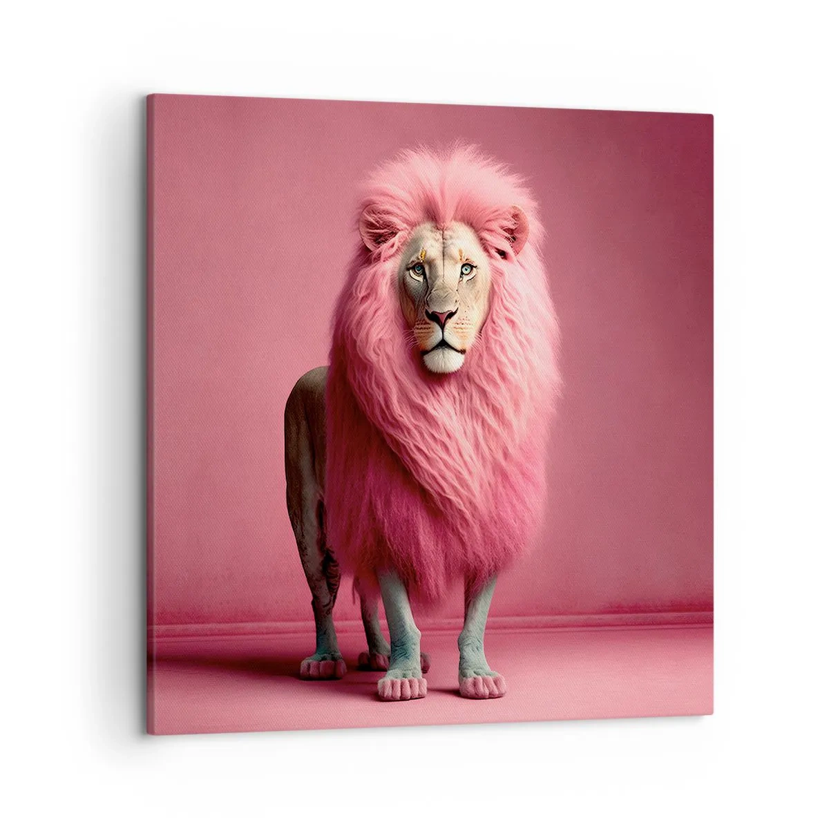 Schilderen op canvas - En je bent niet meer bang - 50x50 cm