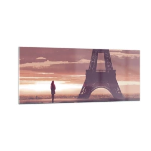 Schilderen op glas - Slechts twee van hen - 100x40 cm