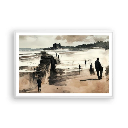 Poster in een witte lijst - Opgeroepen - 91x61 cm