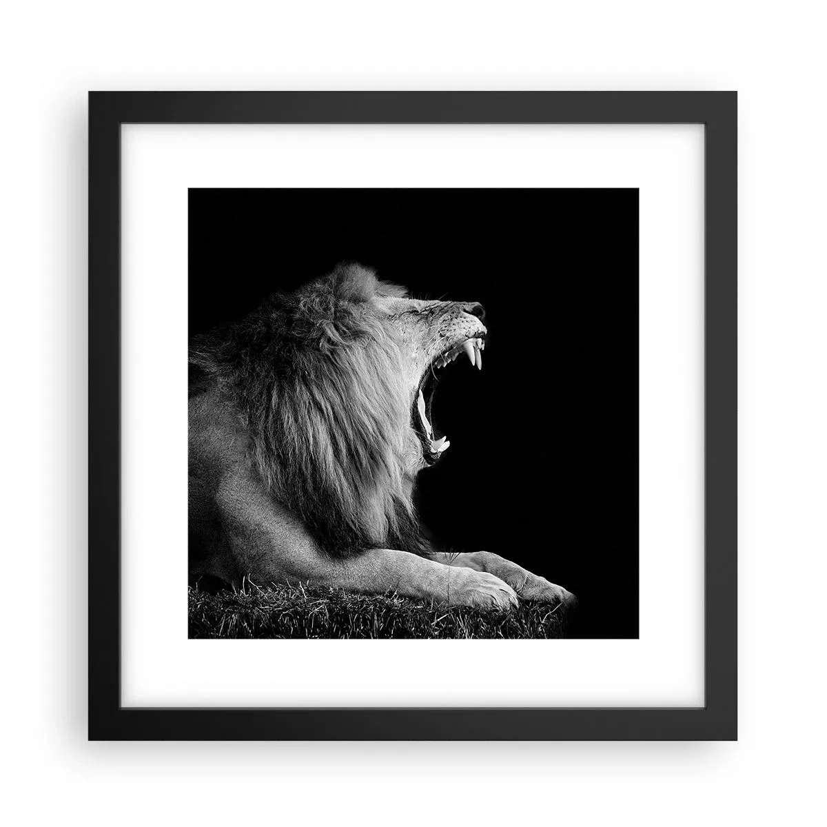 Poster in een zwarte lijst - Zonder enige twijfel - 30x30 cm