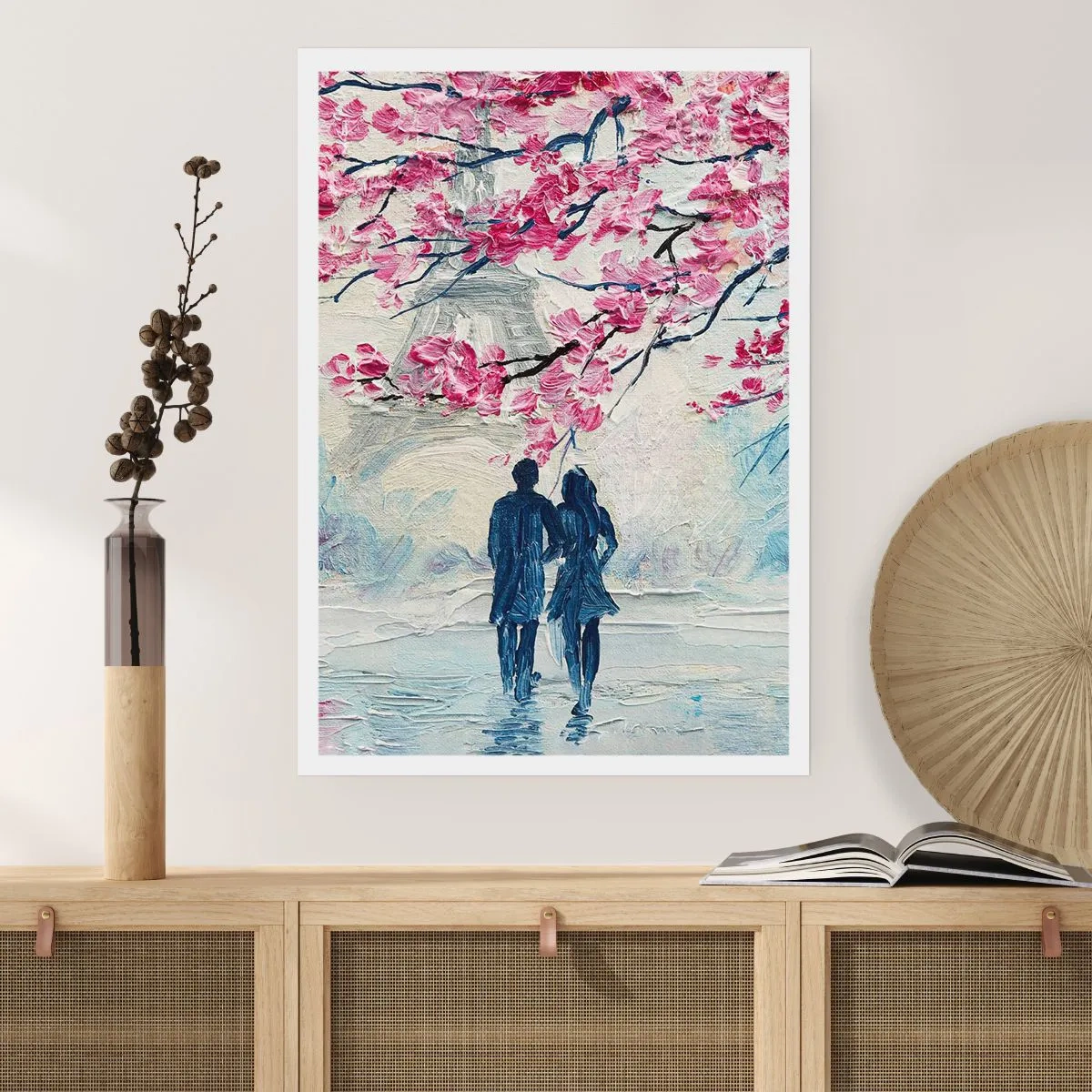 Poster - Een romantische wandeling - 70x100 cm