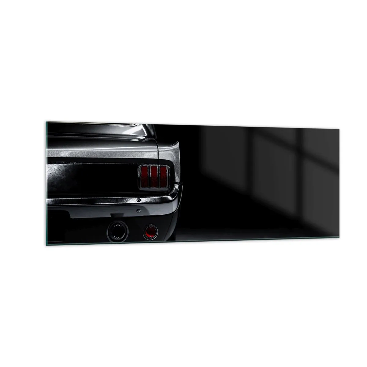 Schilderen op glas - De charme van de klassieker - 140x50 cm