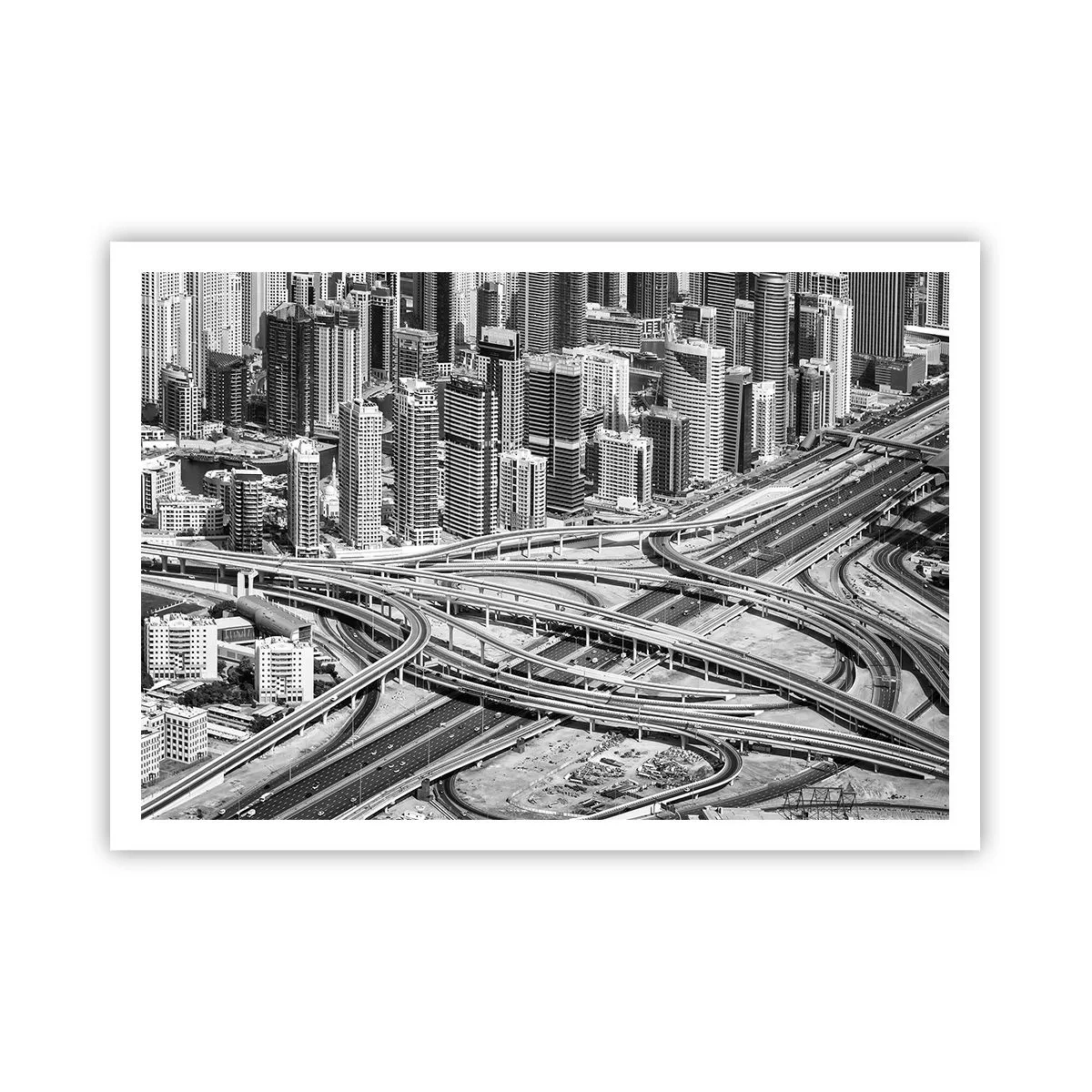 Poster - Dubai - de onmogelijke stad - 100x70 cm