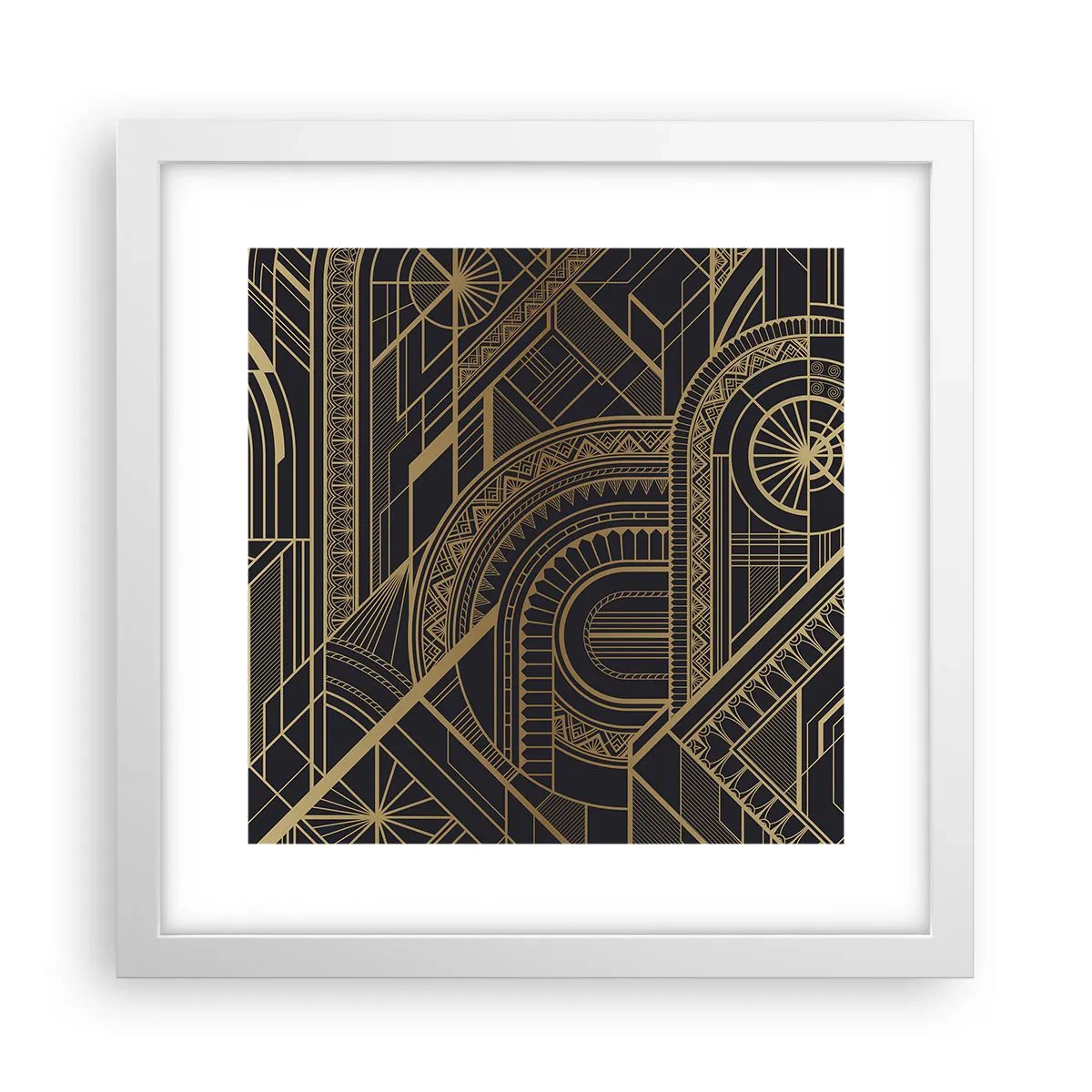 Poster in een witte lijst - Concepten, ideeën, plannen - 30x30 cm