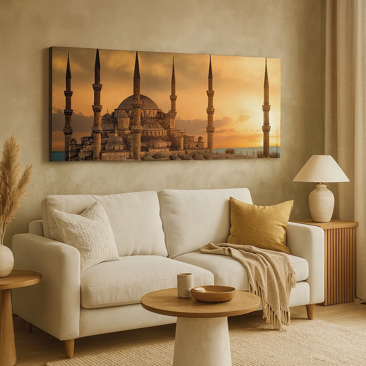 Schilderen op canvas - God is geweldig - 30x30 cm