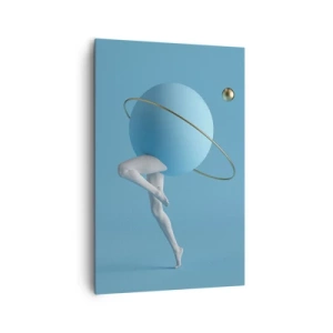 Schilderen op canvas - En de planeten zijn gek geworden - 80x120 cm