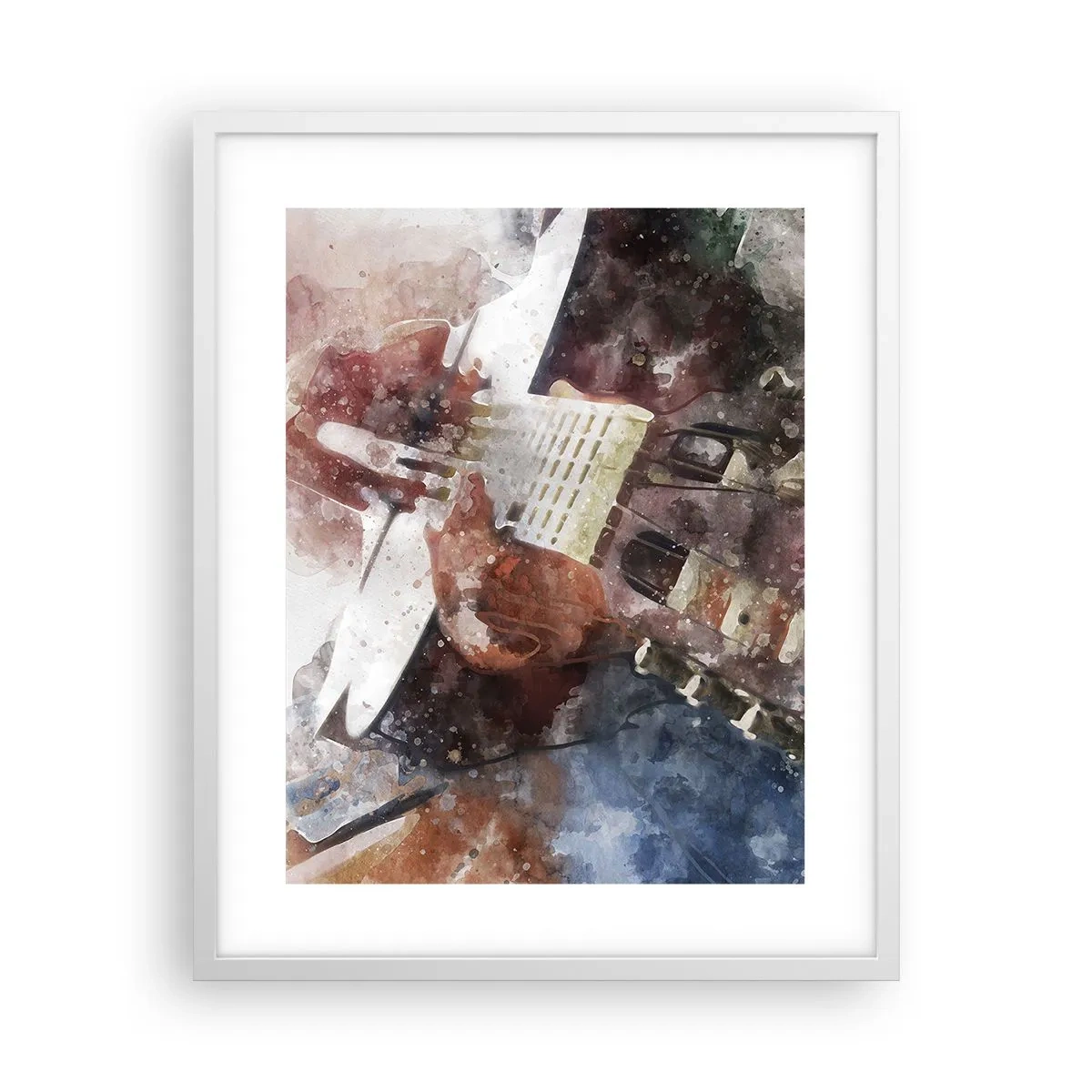 Poster in een witte lijst - En wat vind je ervan? - 40x50 cm