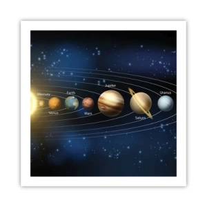 Poster - Een van de tien - 60x60 cm