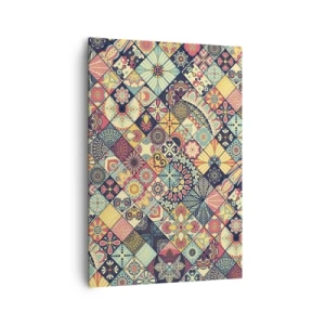 Schilderen op canvas - Marokkaanse sfeer - 70x100 cm