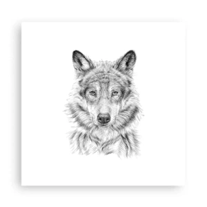 Poster - Een geboren leider - 30x30 cm