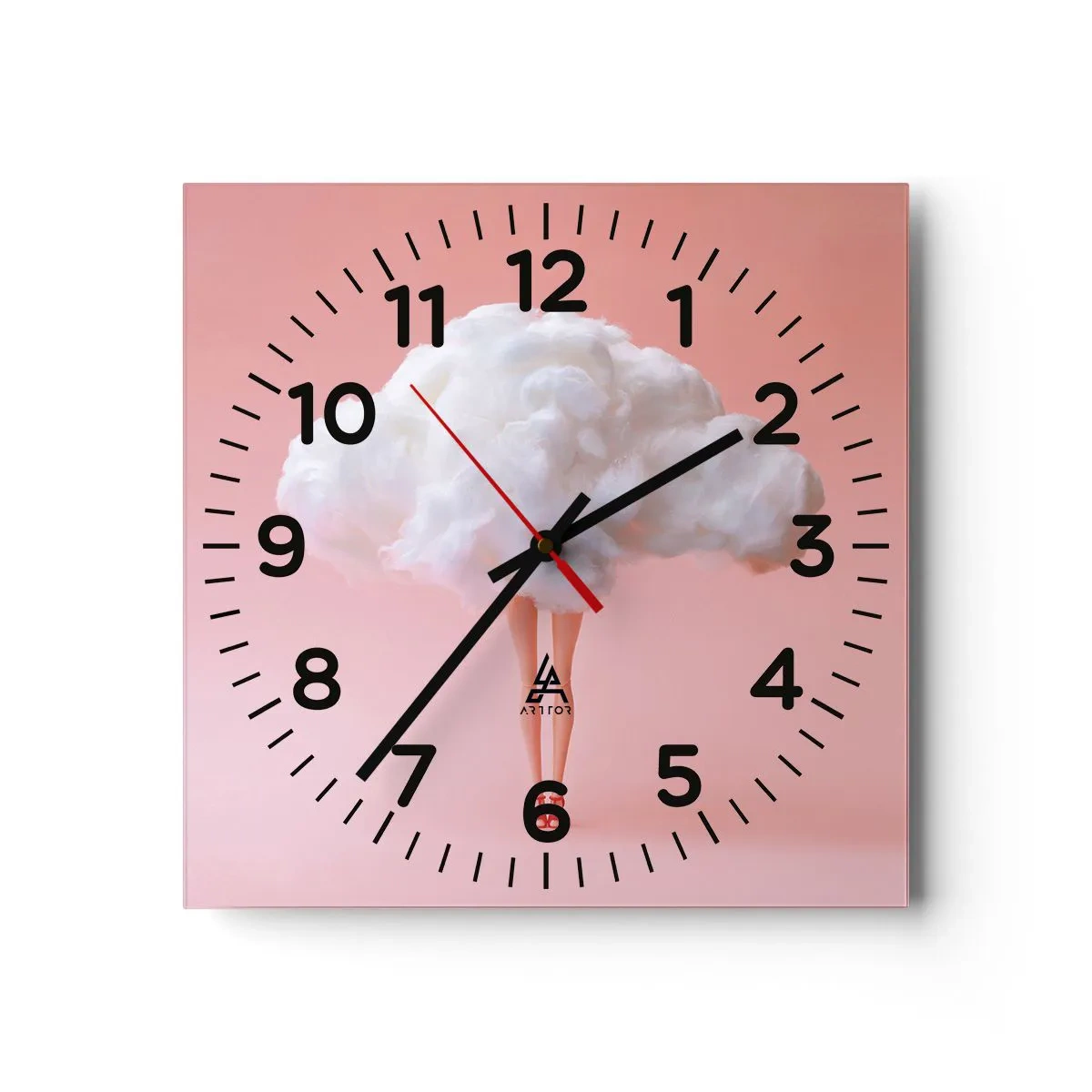 Wandklok - Klok - Zoete belofte - 40x40 cm