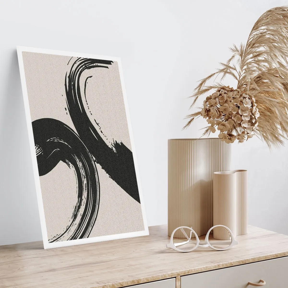 Poster - Vegend en cirkevormig - 40x50 cm