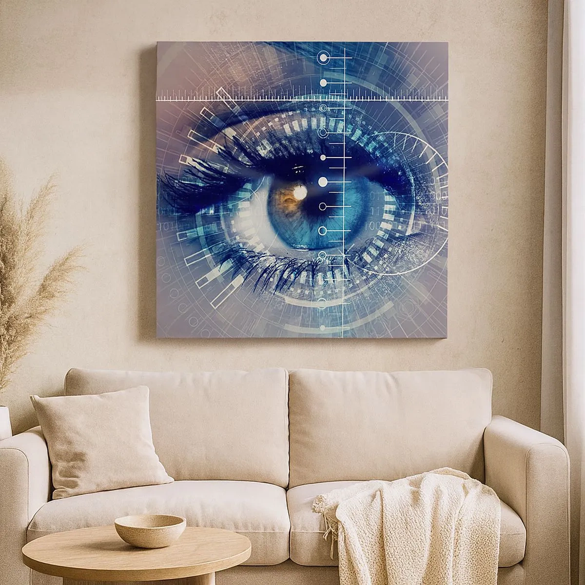 Schilderen op canvas - Je denkt dat je me kent - 30x30 cm