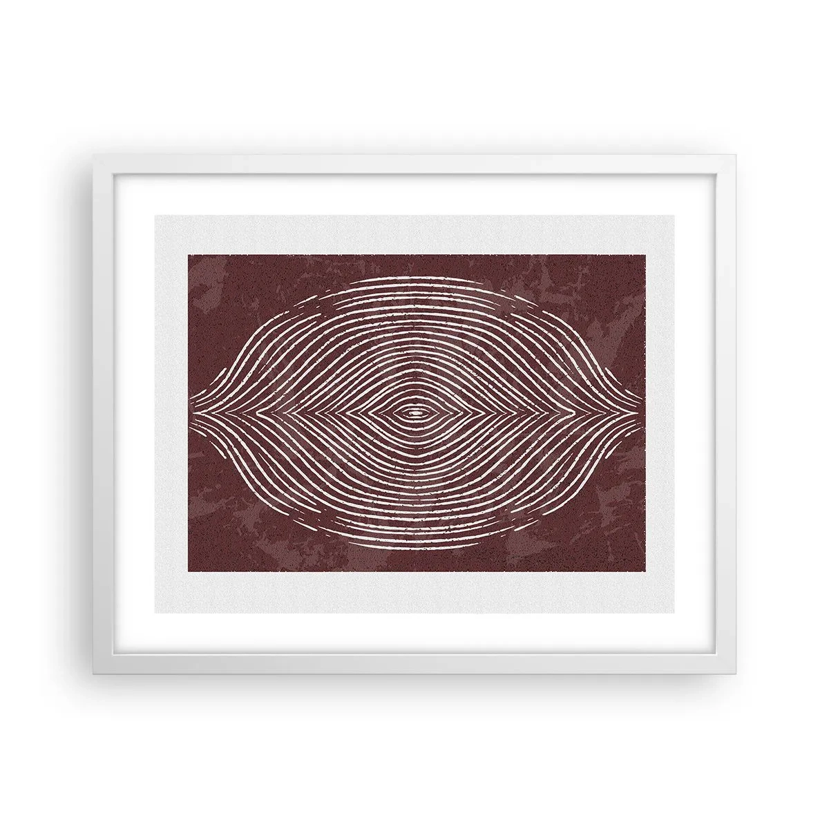 Poster in een witte lijst - De ruimte spreekt - 50x40 cm