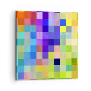 Schilderen op canvas - Alle anderen, allemaal gelijk - 70x70 cm