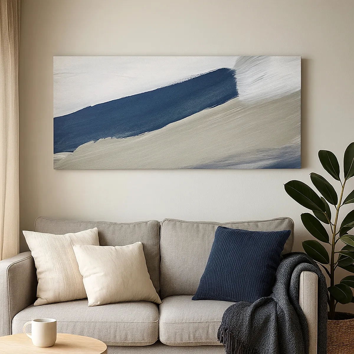 Schilderen op canvas - Ontmoeting met witheid - 30x30 cm