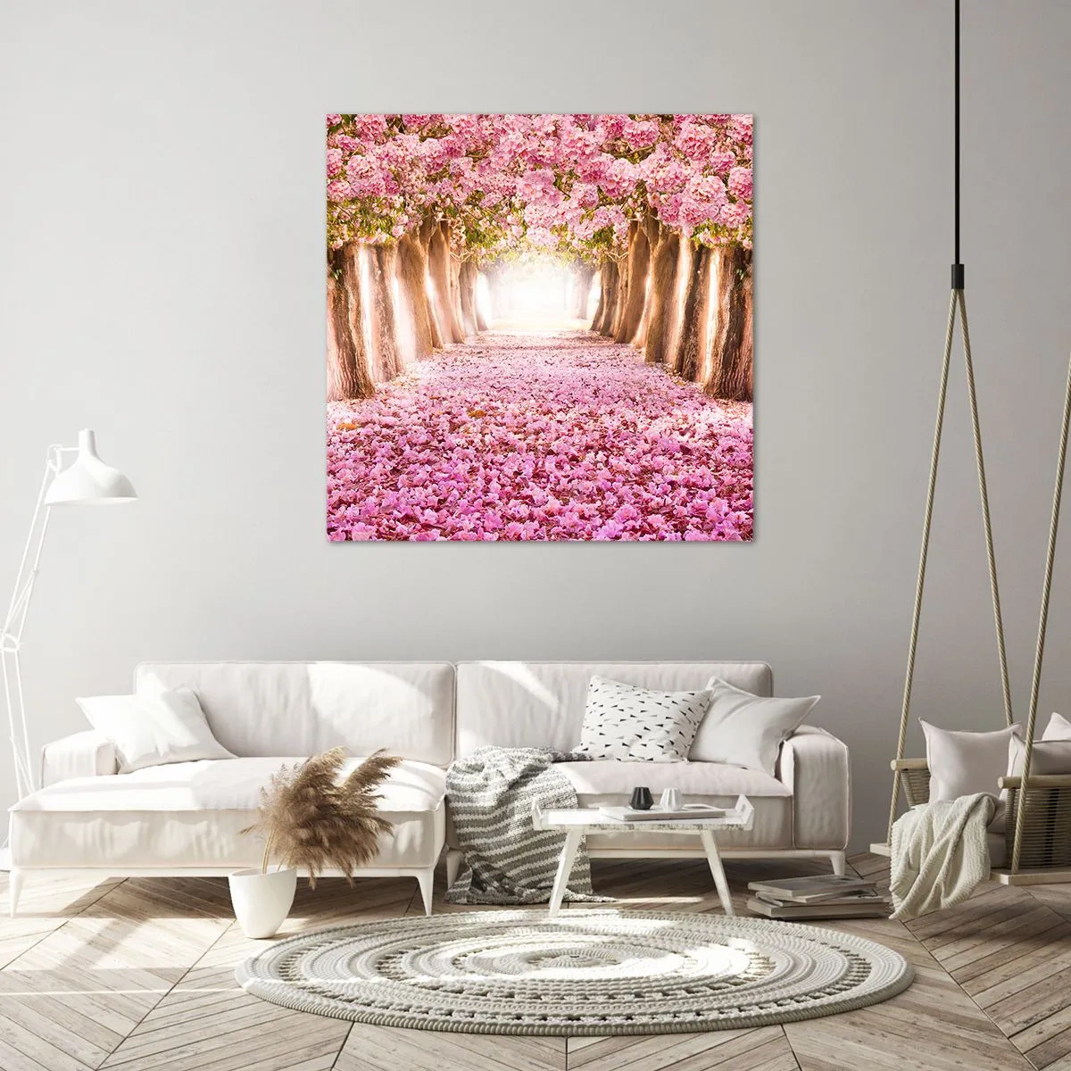 Schilderen op canvas - De weg naar het paradijs - 30x30 cm