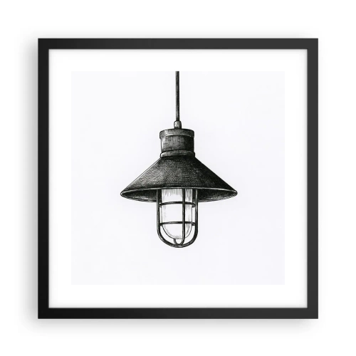 Poster in een zwarte lijst - Zoals jaren geleden… - 40x40 cm