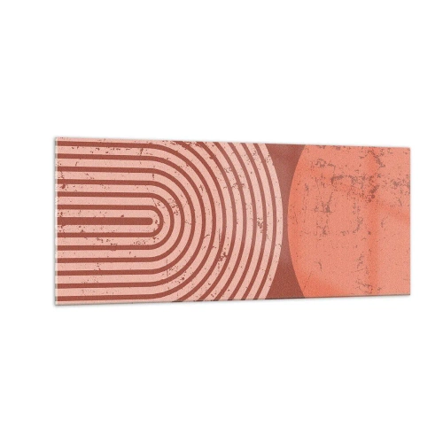 Schilderen op glas - Een nauwe band - 100x40 cm