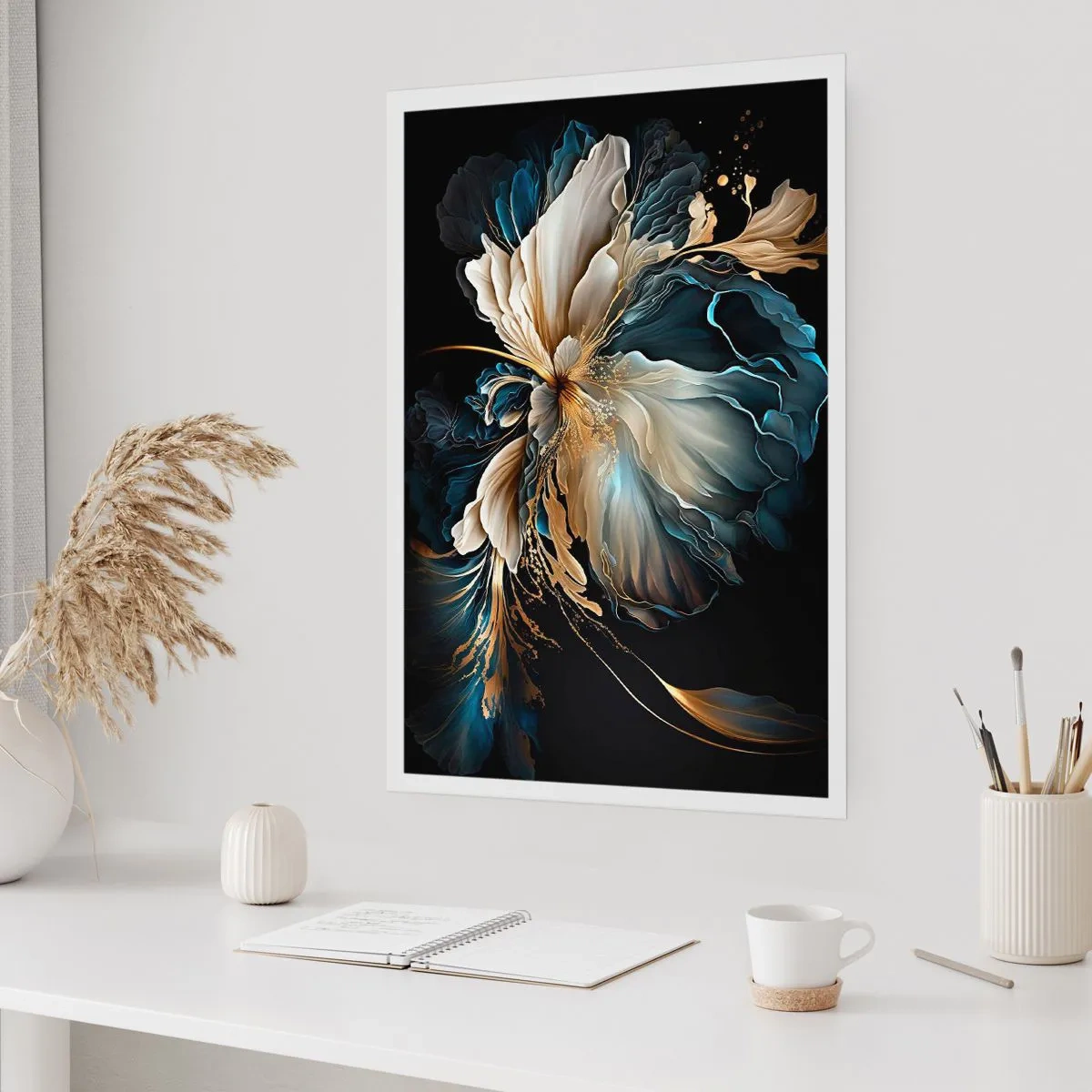 Poster - Sprookjesachtige varenbloem - 70x100 cm