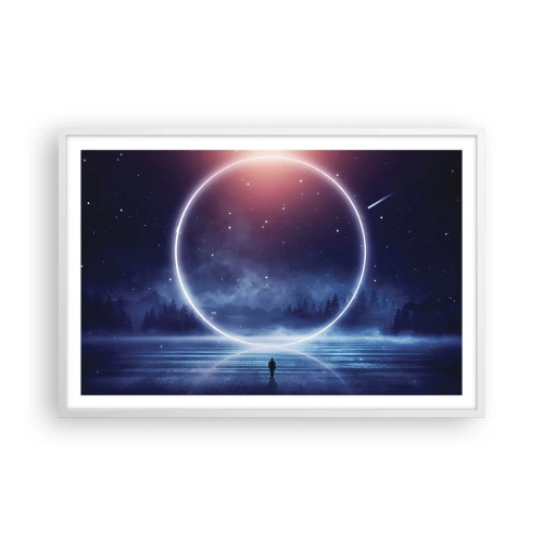 Poster in een witte lijst - Ze zijn er al... - 91x61 cm