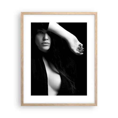 Een poster in een licht eiken lijst - Verleidingsschool - 40x50 cm