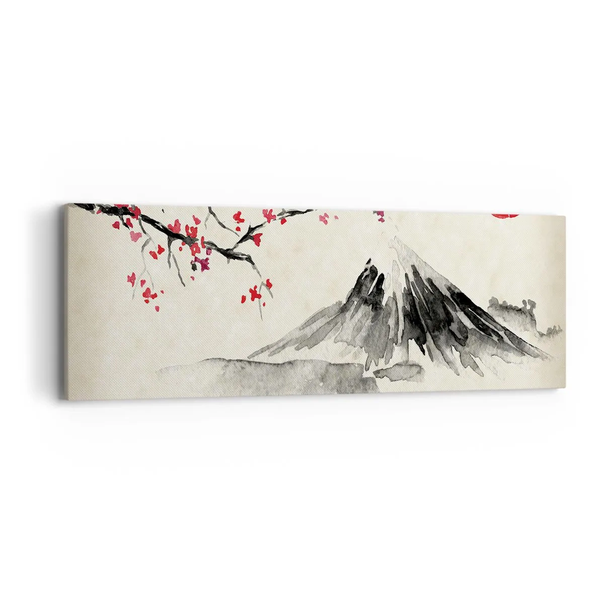 Schilderen op canvas - Houd van Japan - 90x30 cm