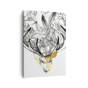 Schilderen op canvas - Hoorns van overvloed - 50x70 cm