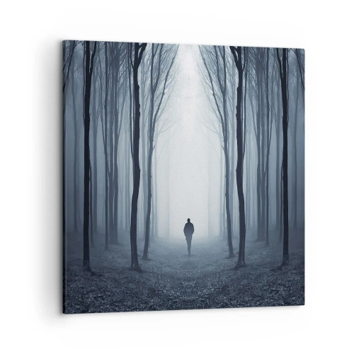 Schilderen op canvas - En alles is eenvoudig en duidelijk - 50x50 cm