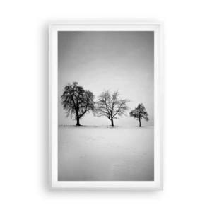 Poster in een witte lijst - Waar dromen ze over? - 61x91 cm