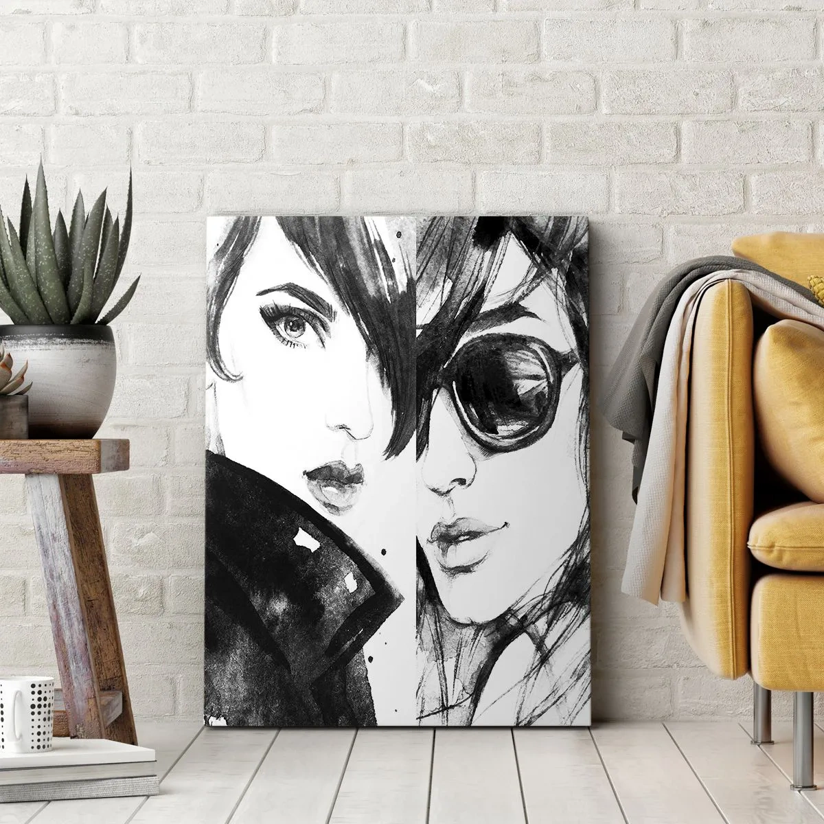 Schilderen op canvas - Schoonheid vermenigvuldigd - 50x70 cm