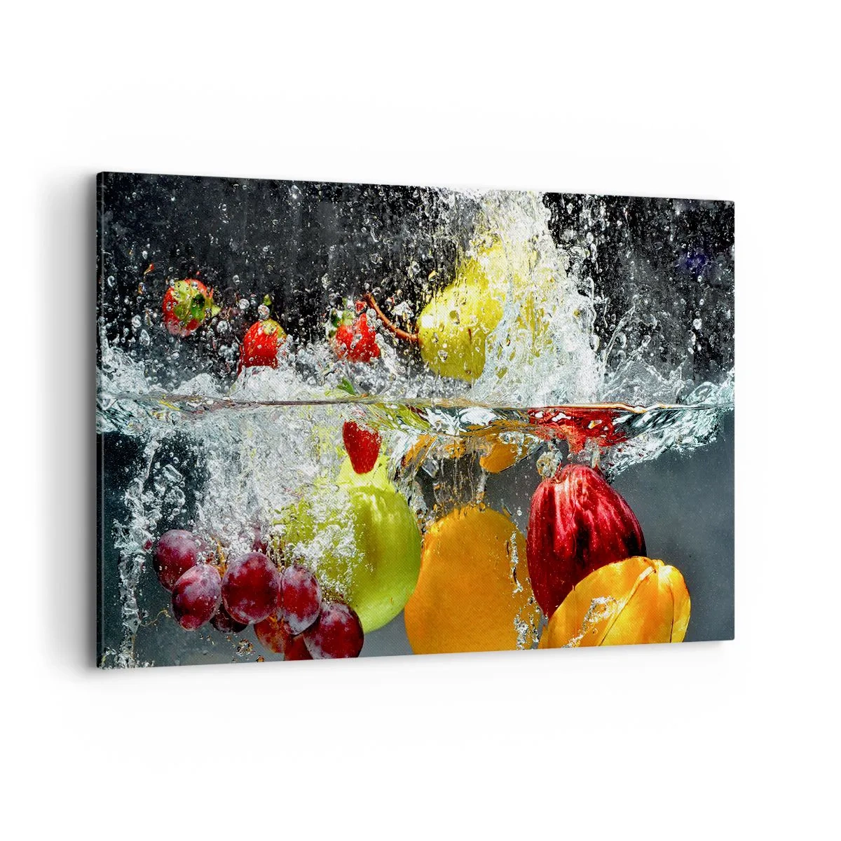 Schilderen op canvas - Fruit verfrissing - 120x80 cm