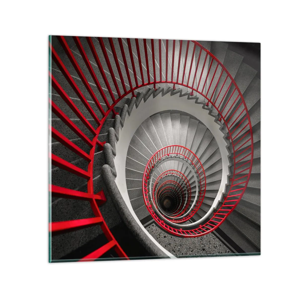 Schilderen op glas - Architectuur plezier - 40x40 cm