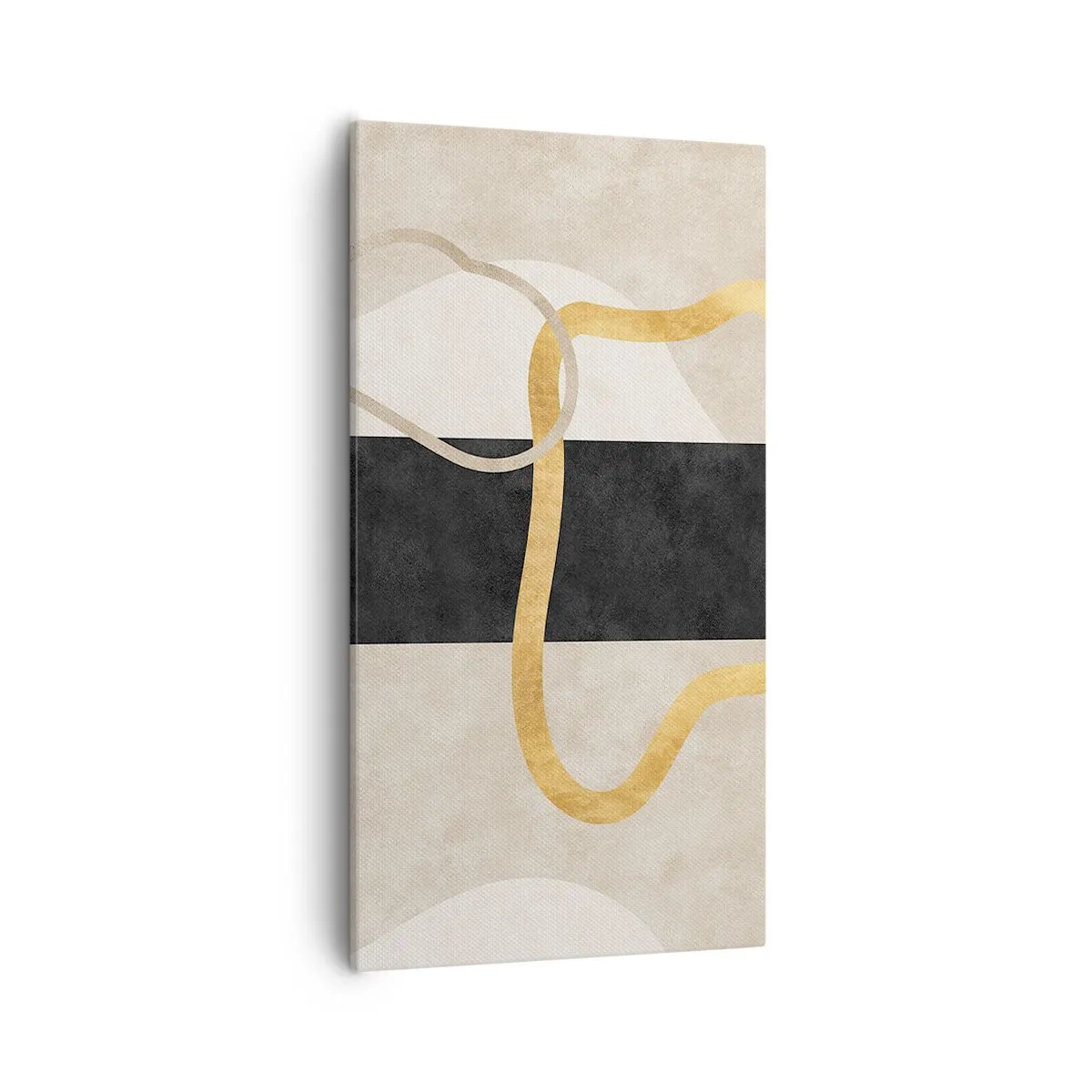 Schilderen op canvas - Verwarde vormen - 55x100 cm