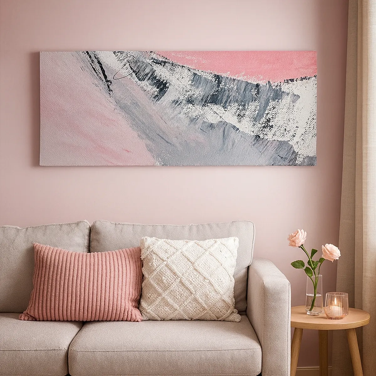 Schilderen op canvas - Bijpassende compositie - 30x30 cm