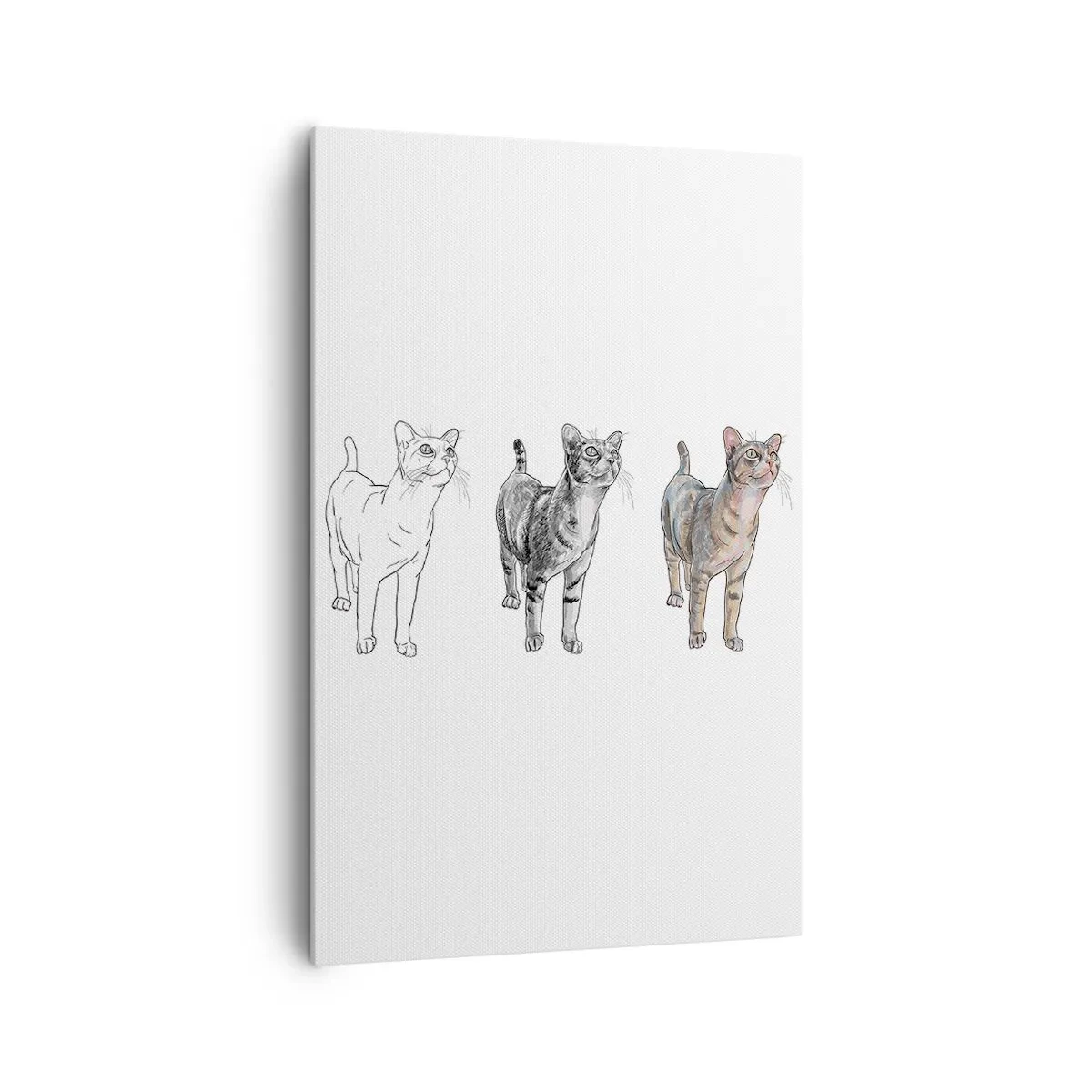 Schilderen op canvas - Les tekenen - 80x120 cm