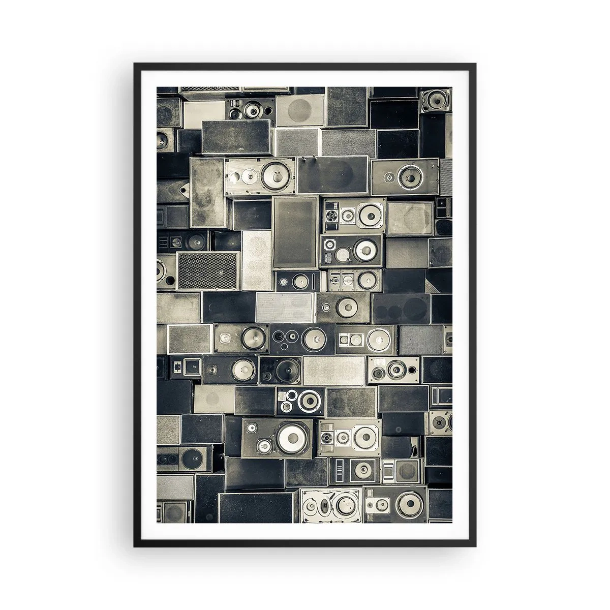 Poster in een zwarte lijst - En alles is goed - 70x100 cm