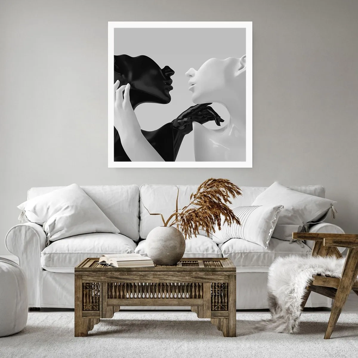 Poster - Antrekking - Begeerte - 60x60 cm