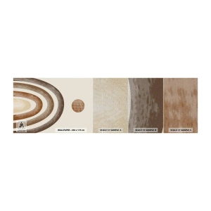 Fotobehang Monster Premium Sand - In een sterrenstelsel ver, ver weg - Abstractie, Deel, Ontwerp - 100x30 cm