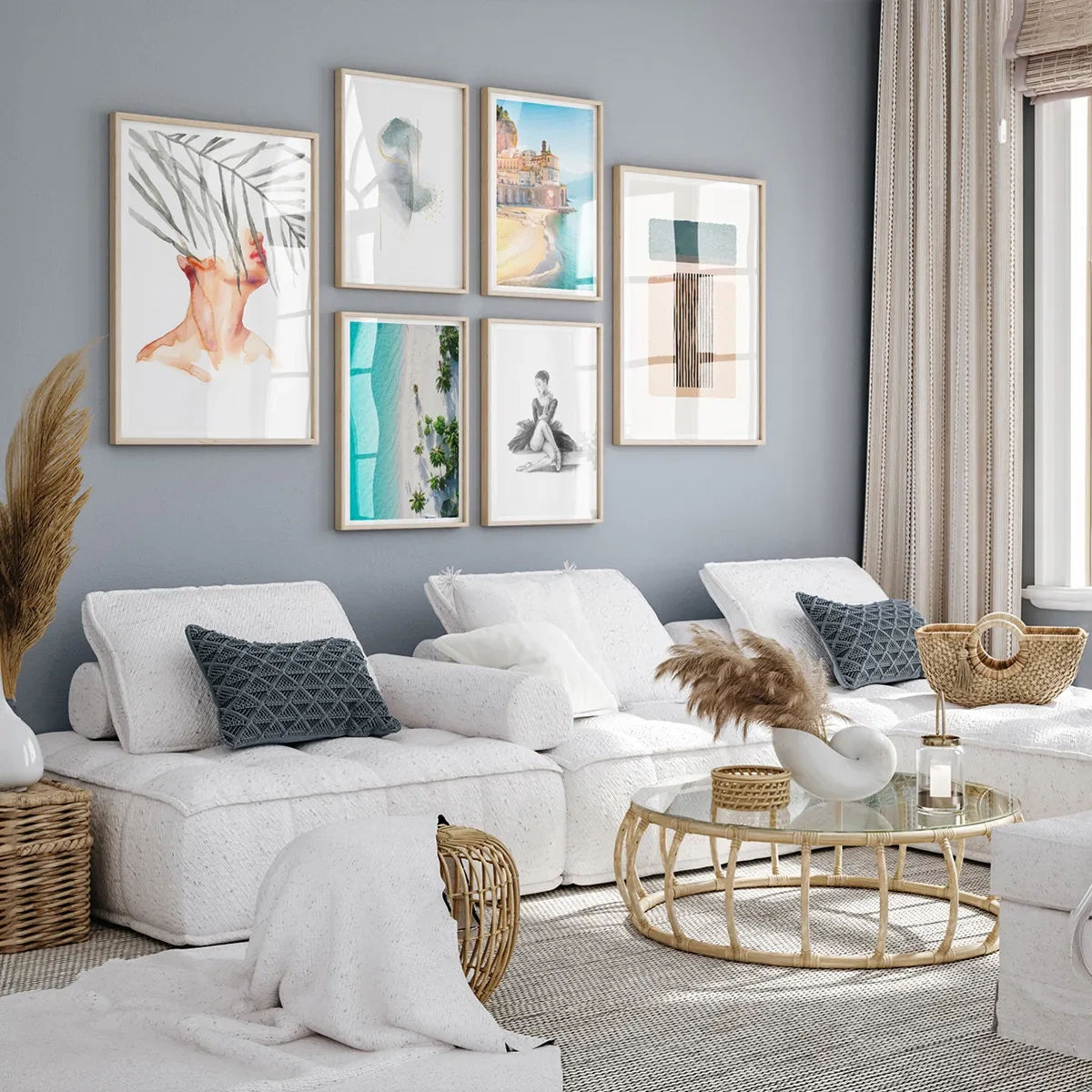 Palm cream - Inspiratie voor de woonkamer