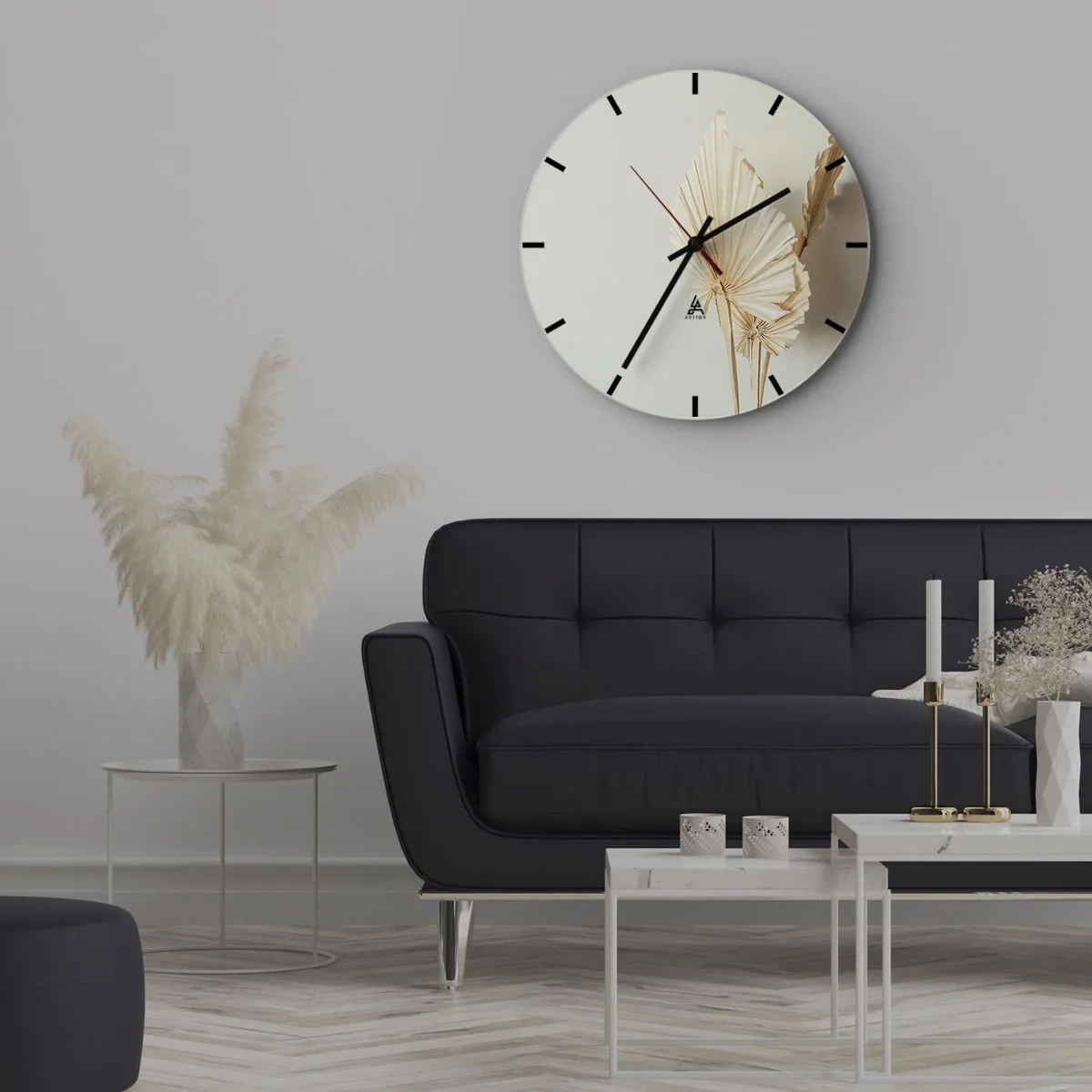 Wandklok - Klok - Wanneer je verlichting nodig hebt - 40x40 cm