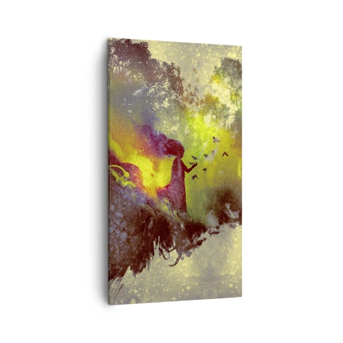 Schilderen op canvas - Moeder Natuur - 45x80 cm