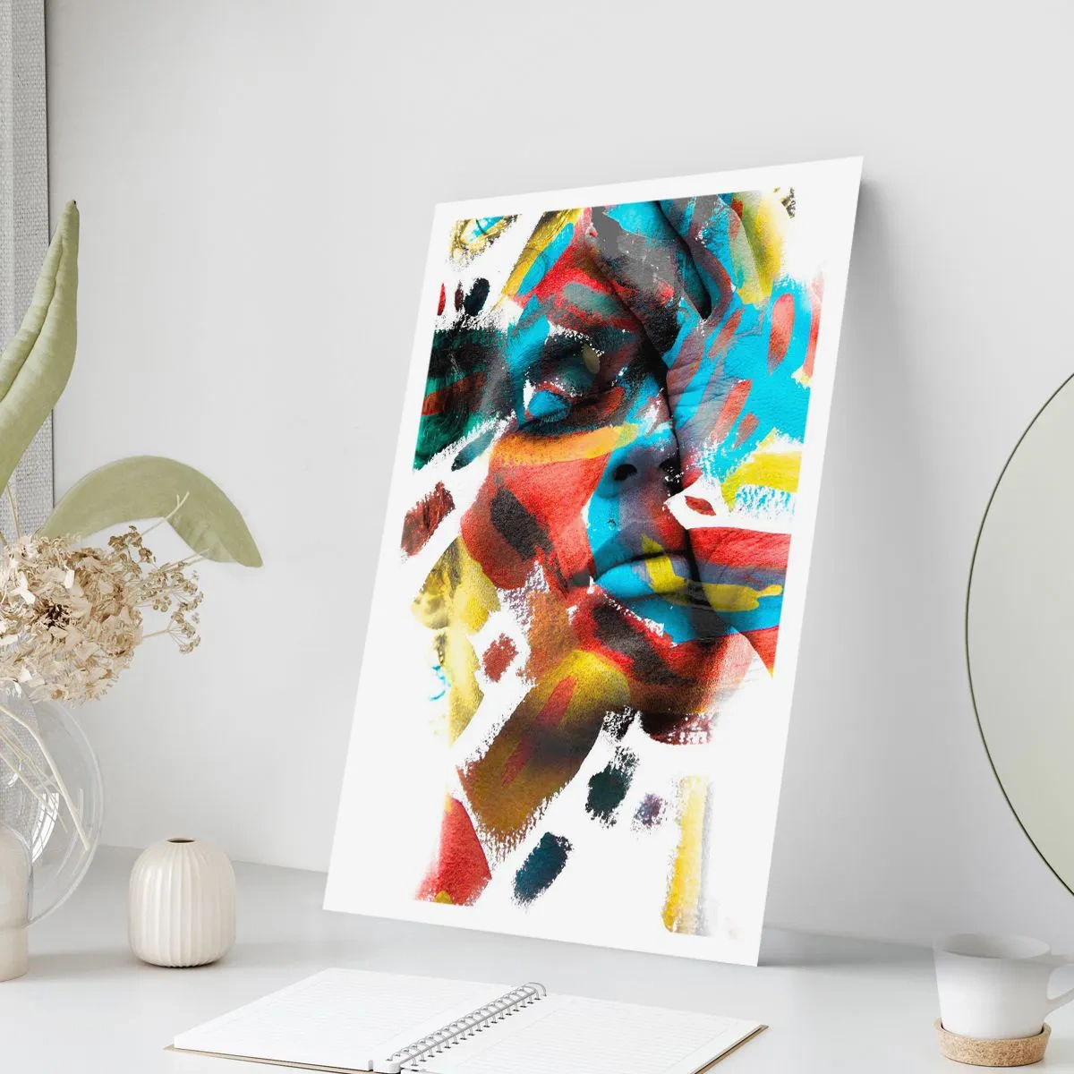 Poster - Een kleurrijke persoonlijkheid - 40x50 cm