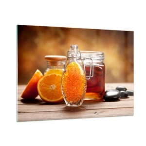 Schilderen op glas - Zonnige smaken en aroma's - 100x70 cm