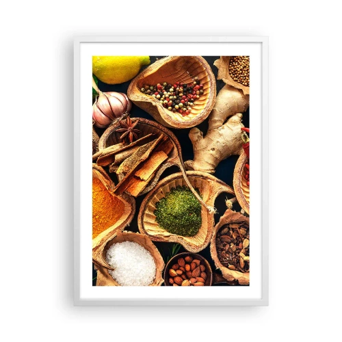 Poster in een witte lijst - Neem wat je wilt - 50x70 cm