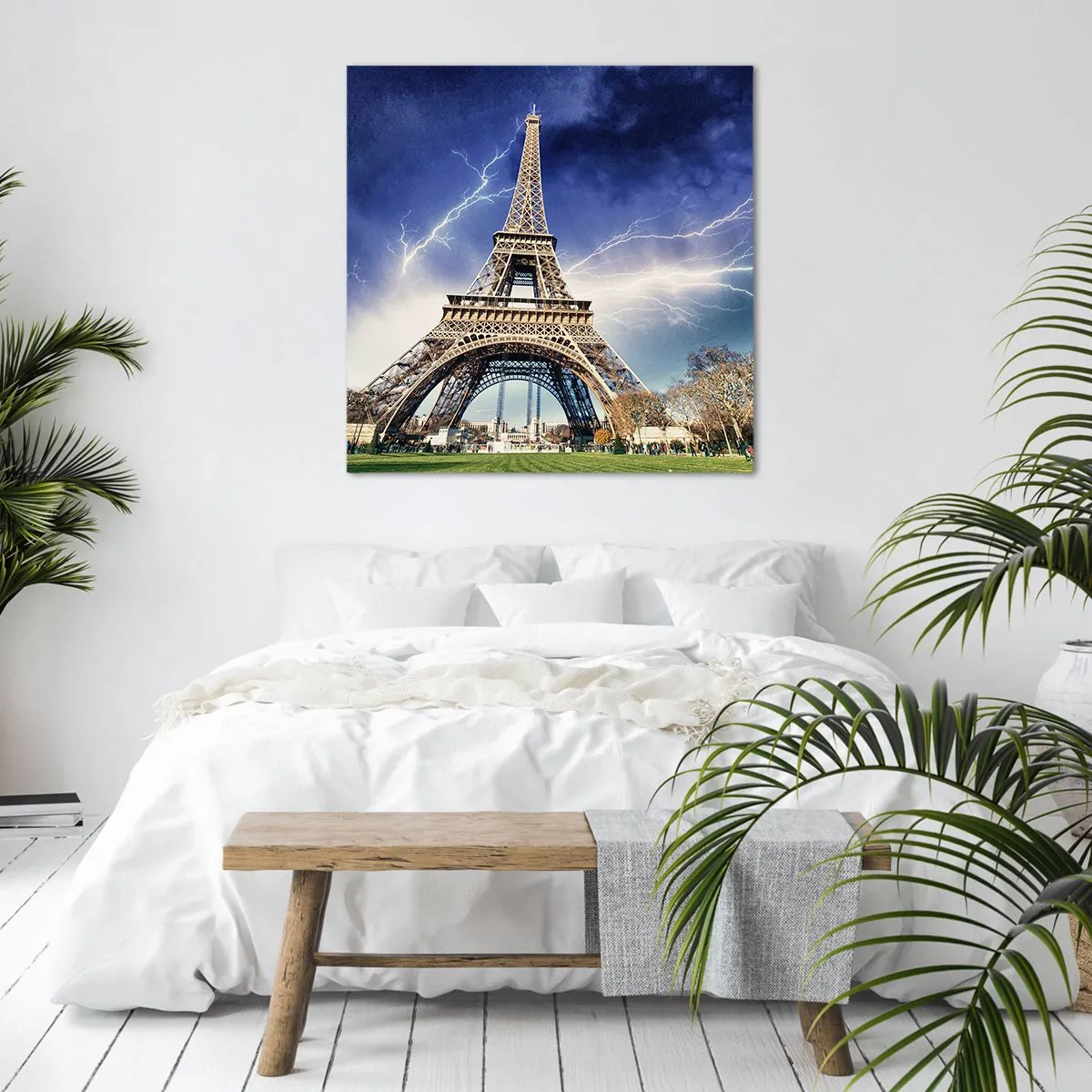 Schilderen op canvas - Heerser van de stormen - 40x40 cm